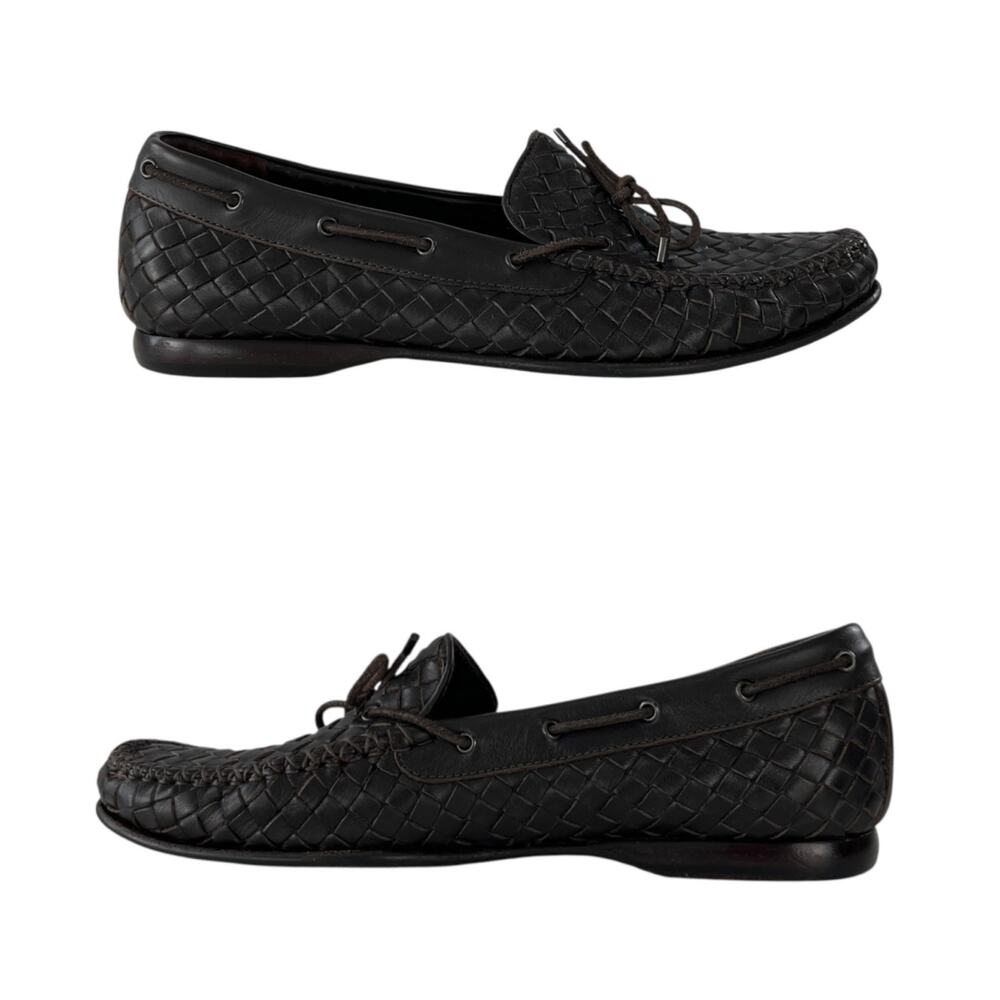 Bottega Veneta Intrecciato Leather Loafers - Picture 2 of 7